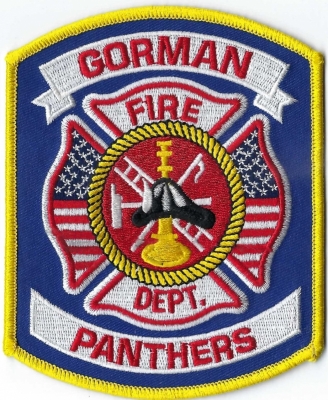 Gorman Fire Department (TX)
The Gorman High School mascot is known as the "Panthers".
