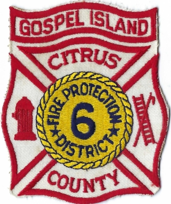 Gospel Island Fire Department (FL)
DEFUNCT-  Merged w/Citrus County Fire Rescue in 2017.
