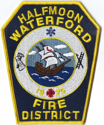 Halfmoon Waterford Fire District (NY)
Half Moon was built in 1988 as a replica of Halve Maen, the famed ship that Henry Hudson sailed up the Hudson River in 1609. 

