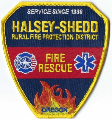 Halsey-Shedd Rural Fire Protection District (OR)
DEFUNCT - Merged w/Halsey - Shedd - Peoria Fire & Rescue.
