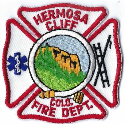 Hermosa Cliff Fire Department (CO)
DEFUNCT - The Hermosa Cliff  Fire Department merged with several departments to form the Durango Fire Protection District in 2002.
