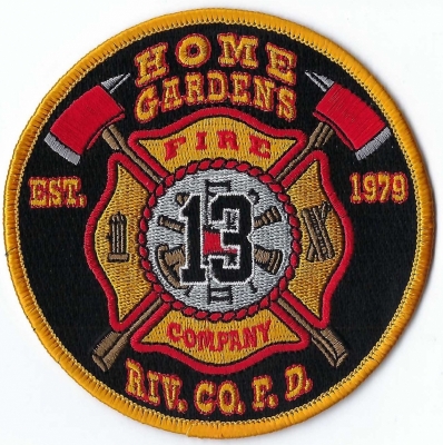 Riverside County Station #13 - Home Gardens (CA)
DEFUNCT - Home Gardens Fire Company
