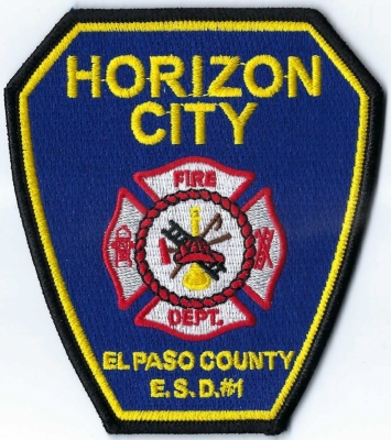 Horizon City Fire Department (TX)
El Paso County Emergency Services District #1.
