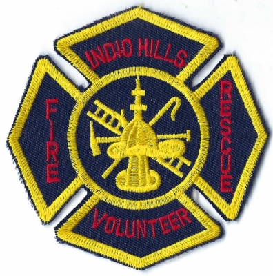 Indio Hills Volunteer Fire Rescue (CA)
DEFUNCT - Indio Hills Fire Rescue merged with Riverside County Fire Department in 2000. 
