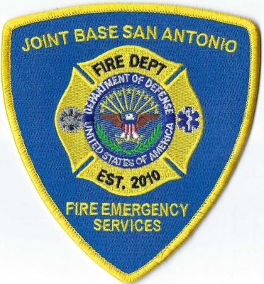 Joint Base San Antonio Fire Emergency Services (TX)
MILITARY - JBSA is a military facility located in San Antonio and is comprised of Fort Sam Houston, Randolph AFB, and Lackland AFB.
