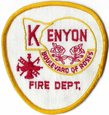 Kenyon Fire Department (MN)
The Boulevard of Roses in Kenyon refers to the roses planted along Main Street, which is the namesake of the town's annual festival.
