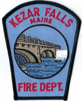 Kezar Falls Fire Department (ME)
Kezar Falls is near Kezar Falls Gorge, located in Lovell . Kezar Falls is one of the most secluded waterfalls in Maine.  Population <2,000.
