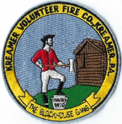 Kreamer Volunteer Fire Company (PA)
Fort Hendrick, also referred to as Schoch's Block-House, was built around 1770.  See patch.

