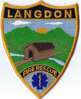 Langdon Fire Rescue (NH)
The Cold River Bridge, also known as McDermott Bridge, is a historic wooden covered bridge spanning the Cold River.

