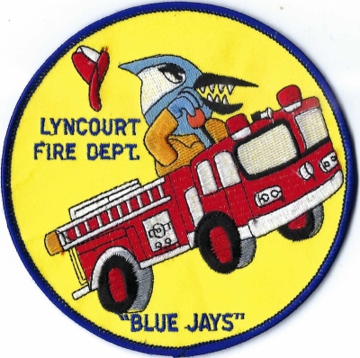Lyncourt Fire Department (NY)
The BLUE JAY is the Liberty high schools mascote adopted by the Lyncourt FD.

