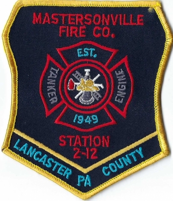 Mastersonville Fire Company (PA)
Station 2-12.
