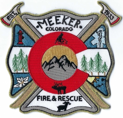 Meeker Fire & Rescue (CO)
Mount Meeker is a high mountain summit of the Twin Peaks Massif in the northern Front Range of the Rocky Mountains.  Mount Meeker stands 13,916 feet tall.
