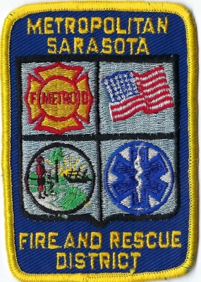 Metropolitan Sarasota Fire Rescue District (FL)
DEFUNCT - Merged w/Sarasota County Fire Department.
