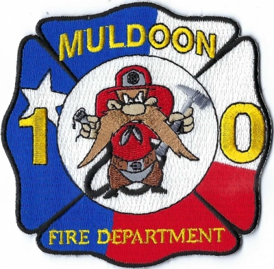 Muldoon Fire Department (TX)
Population < 2,000.  Station 10.
