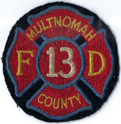 Multnomah County Fire District 13 (OR)
DEFUNCT - Multnomah County Fire District 13 merged with the City of Portland Fire & Rescue in 1984.
