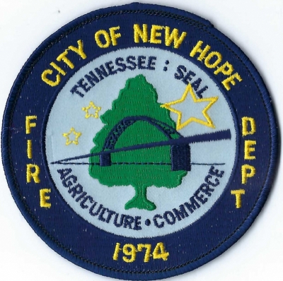 New Hope City Fire Department (TN)
Shelby Rhinehart bridge over the Tennessee River from South Pittsburg.  Population < 2,000.
