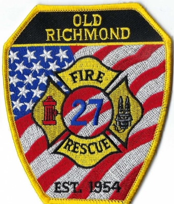Old Richmond Fire Rescue (NC)
Station 27.
