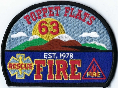 Riverside County Station #63 - Poppet Flats (CA)
DEFUNCT - Poppet Flats Volunteer Fire Company
