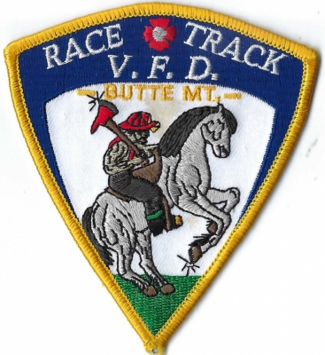 Race Track Volunteer Fire Department (MT)
Racetrack, Montana, got it's name from a long, straight stretch of land where Native American tribes raced their horses long before the arrival of European settlers. 
