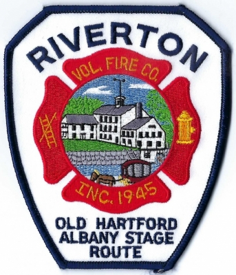 Riverton Volunteer Fire Company (NJ)
The Old Riverton Inn, originally the Ives Tavern or Ives Hotel, opened in 1796 in Riverton, Connecticut, along the Hartford-to-Albany route. The inn is currently listed on the National Register of Historic Places.
