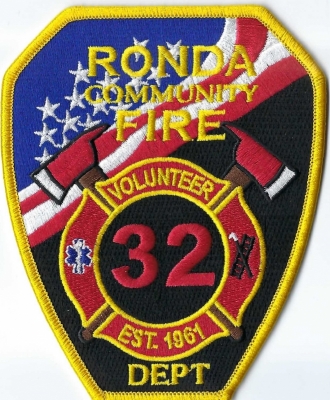 Ronda Community Volunteer Fire Department (NC)
Population < 500.  Station 32.
