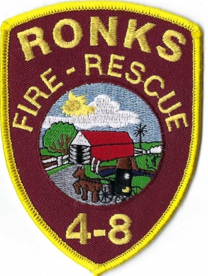 Ronks Fire Rescue (PA)
Population < 500. The Kurtz's Mill Covered Bridge is a covered bridge that spans Mill Creek.  Constructed in 1876.
