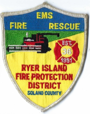 Ryer Island Fire Protection District (CA)
DEFUNCT - The Ryer Island Fire Protection District consolidated into the Montezuma Fire Protection District in 2007.
