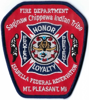Saginaw Chippewa Indian Tribe Fire Department (MI)
The Saginaw Chippewa Tribe is also known as the Black River and Swan Creek Chippewa's and today has more than 3,000 enrolled members in Michigan.
