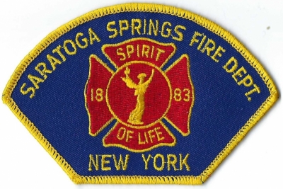 Saratoga Springs Fire Department (NY)
The Spirit of Life is a 1914 sculpture in Saratoga Springs, New York, by the American sculptor Daniel Chester French.
