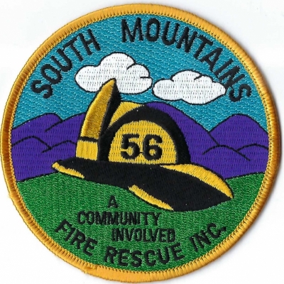 South Mountainss Fire Rescue (NC)
The South Mountains are an ancient and deeply eroded mountain range in western North Carolina.  Station 56.
