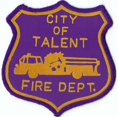 Talent City Fire Department (OR)
DEFUNCT - The Talent City Fire Department merged w/Jackson County Fire District 5 in 1964.
