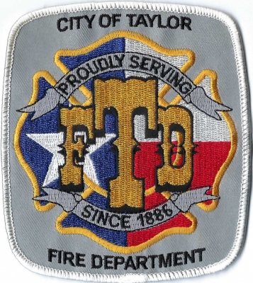 Taylor City Fire Department (TX)
DEFUNCT - Merged w/Avery Pickett Fire Department.
