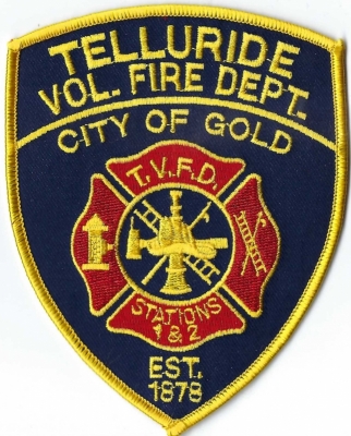 Telluride Volunteer Fire Department (CO)
DEFUNCT - The Telluride Volunteer Fire Department was incorporated into the Telluride Fire Protection District.
