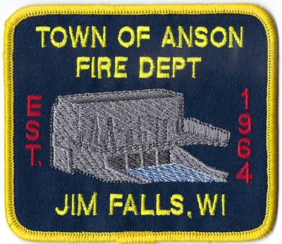 Town of Anson Fire Department (WI)
The dam in Jim Falls, WI, is the Xcel Energy Jim Falls Hydroelectric Facility, a major power-generating station on the Chippewa River.  It was originally constructed in 1923 and underwent a redevelopment in 1984.
