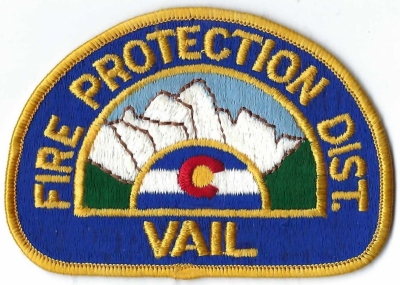 Vail Fire Protection District (CO)
The name of the mountains in Vale, Colorado, is Vail Mountain.  The area is part of the broader Elk Mountains range. 
