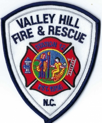 Valley Hill Fire & Rescue (NC)
Station 12.
