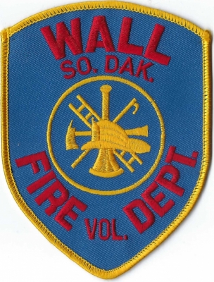 Wall Fire Department (SD)
The town is most famous for the Wall Drug Store, which opened as a small pharmacy in 1931.  Population < 2,000.

