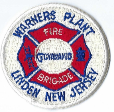 Warners Plant Cyanamid Fire Brigade (NJ)
DEFUNCT - The Warner Plant (Cyanamid) in Linden, New Jersey, initially owned by American Cyanamid, was later acquired by Cytec Industries in 1993.
