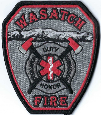 Wasatch County Fire District (UT)
Heber City, Utah, is primarily surrounded by the Wasatch Range (Mountains), and is located within a mountain valley often called the Heber Valley.  Prominent peaks in the immediate area include Mount Timpanogos and Heber Mountain. 
