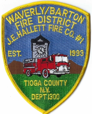 J.E. Hallett Fire Company #1 (NY)
Waverly/Barton Fire District
