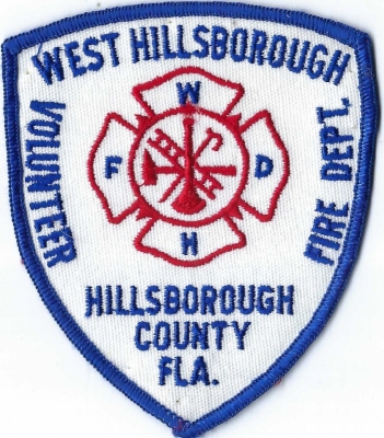 West Hillsborough Volunteer Fire Department (FL)
DEFUNCT - Merged w/Hillsborough County Fire Rescue.

