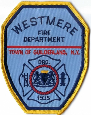 Westmere Fire Department (NY)
The City seal is the same as the seal of Rotterdam, Netherlands. The motto "Sterker door Strijd" (Stronger through Effort). 
