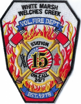 White Marsh Welches Creek Volunteer Fire Department (NC)
Station 15.
