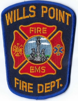 Wills Point Fire Department (TX)
DEFUNCT - Merged w/Van Zandt Fire District 4.
