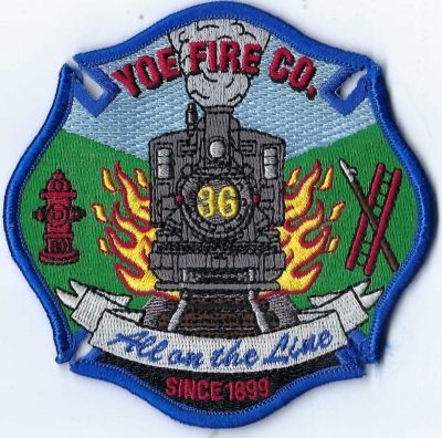 Yoe Fire Company (PA)
East Broad Top was among the earliest RR in America. It is the oldest narrow-gauge railroad anywhere in the USA.  Pop < 2,000.
