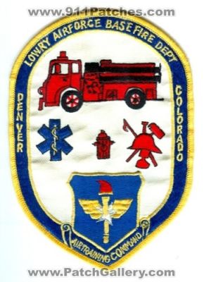 Colorado - Lowry AFB Fire Department Patch (Colorado) - PatchGallery ...
