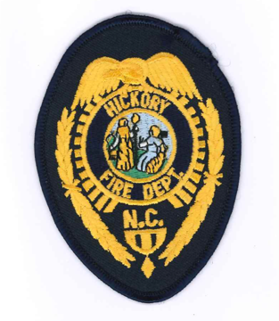Hickory Fire Department 
Officers patch used on coats 

