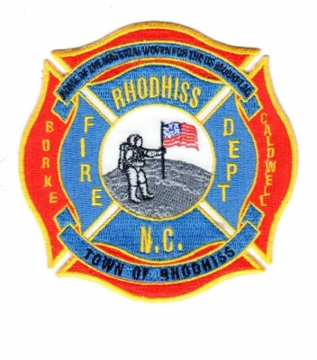 Rhodhiss Fire Department 
Older Version known as the moon flag patch
