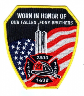 9-11 Memorial Patch 
Sloop Point 1400, Surf City 2300, Surf City Vol. 1200, Hampstead 1600
