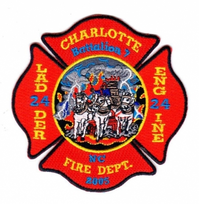 Charlotte Fire Department Station 24
Engine 24 / Ladder 24 / Battalion 7
